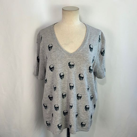 Skull Cashmere Tee - Picture 2 of 8